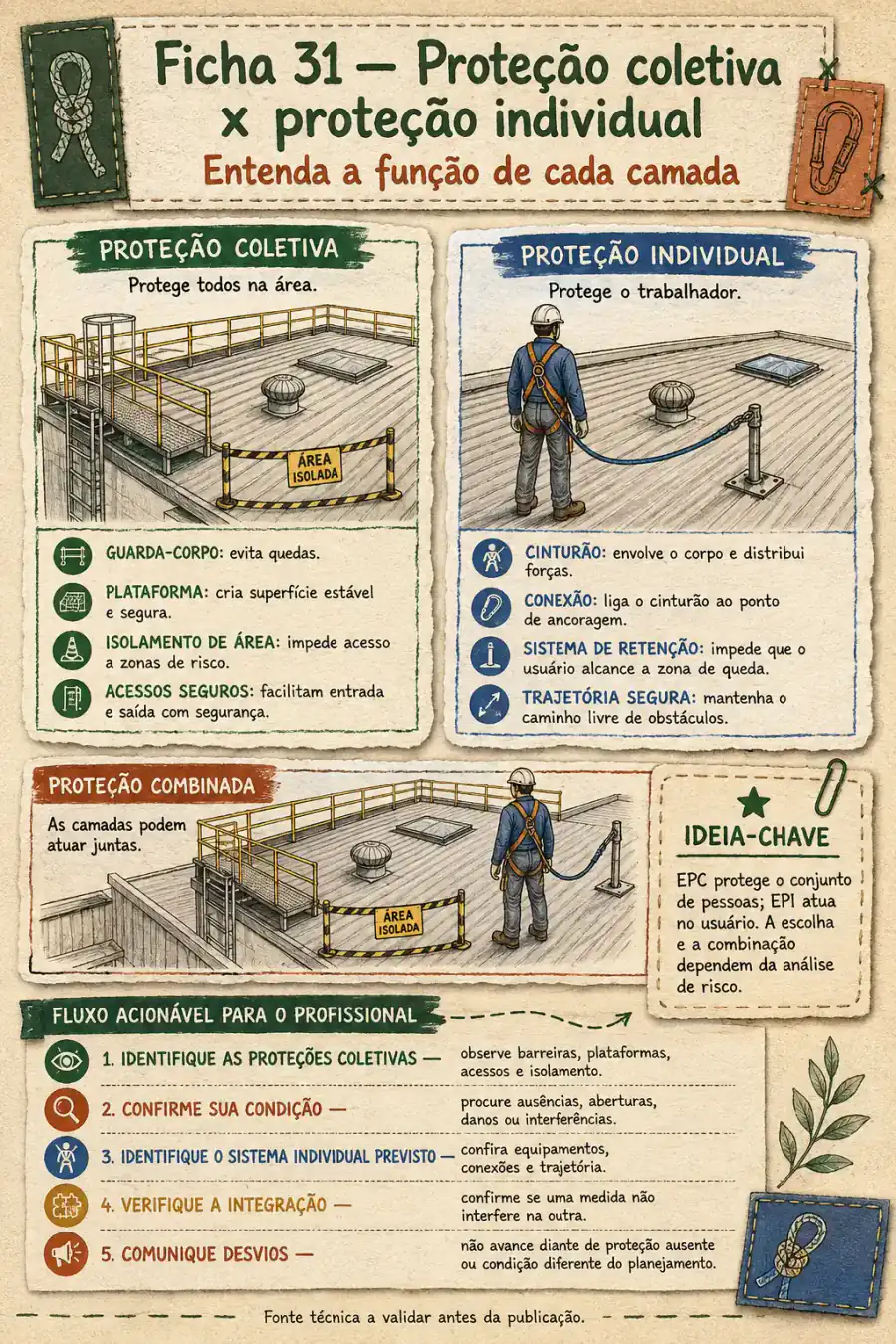 Prévia 5 das Fichas de Trabalho em Altura